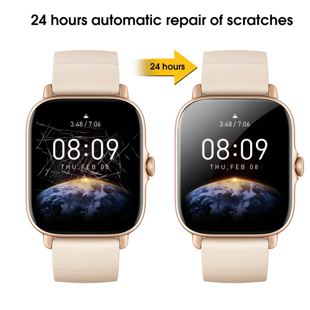 Película de hidrogel suave para reloj inteligente Amazfit GTS 3 GTS 4 4Mini, Protector de pantalla para Huami Amazfit GTS3 GTS4 GTS 2Mini, 8-1 Uds. - imagen 5
