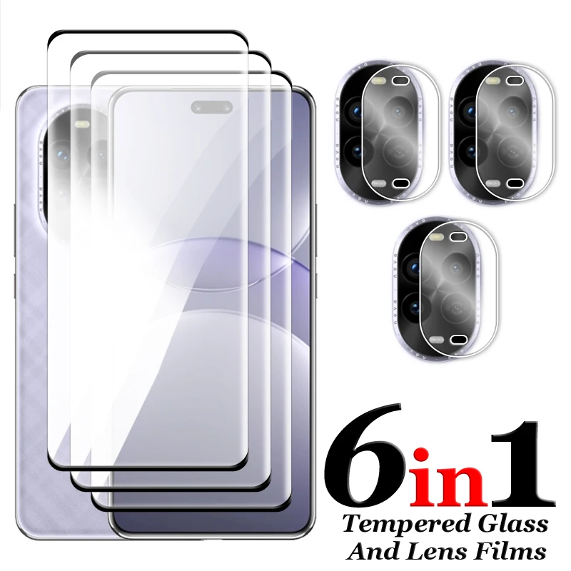 Para Huawei Nova 13 Pro vidrio para Huawei Nova 13 Pro vidrio templado cubierta completa Protector de pantalla curvo 3D para película Nova 13 Pro