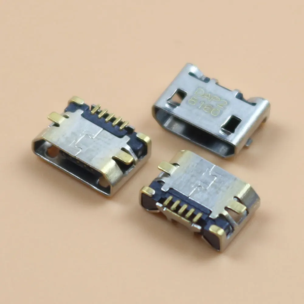1-20 piezas Original Micro USB 5pin SMD conector puerto de carga piezas de reparación para NOKIA N215 N225 N207 208 N220 230 Universal - imagen 2