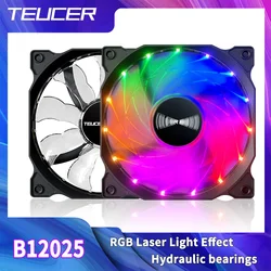 Ventilador 120 mm RGB 4 Pines TEUCER Vortex – Silencioso