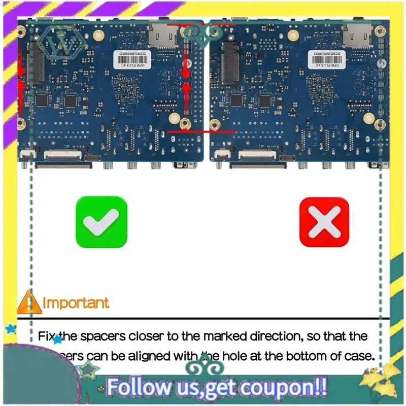 Nuevo para caja Orange Pi 5 Plus, carcasa de Metal con ventilador de refrigeración y disipador de calor para Orange Pi 5 Plus 4GB/8GB/16GB duradero fácil de usar - imagen 4