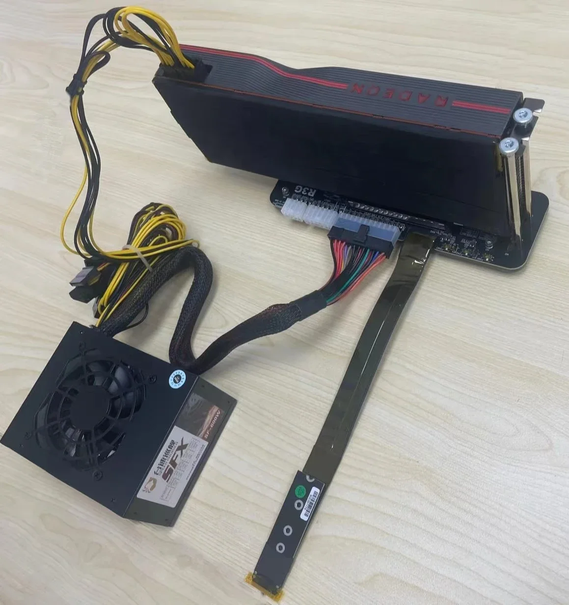 Cable elevador PCIe 4,0 X4, soporte para tarjeta gráfica externa, 64Gbs, M.2 Key M NVMe, Gen 4/3 eGPU, para ordenador portátil y Notebook - imagen 4