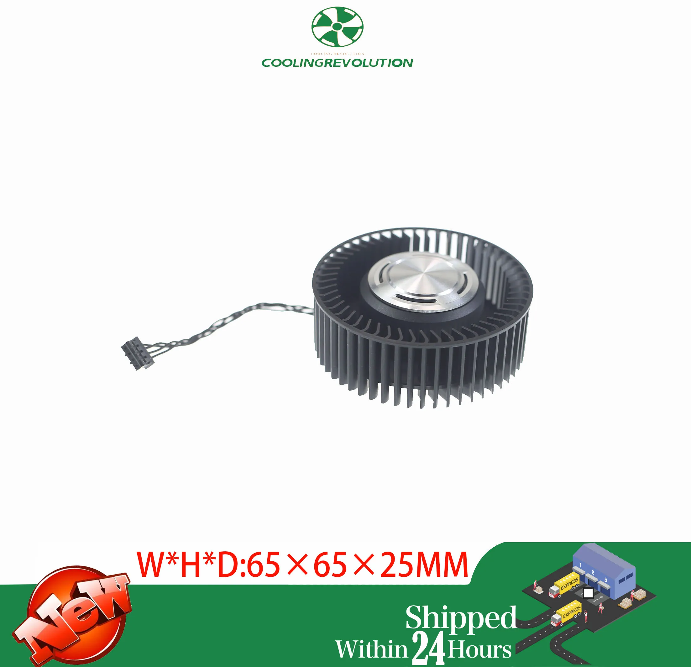 Ventilador de gráficos BFB0712HF, 65mm, 12V, 1.8A, para GIGABYTE GeForece GTX TITAN GV-NTITANBLKGHZ-6GD-B, GV-NTITANBLKD5-6GD, versión pública - imagen 3