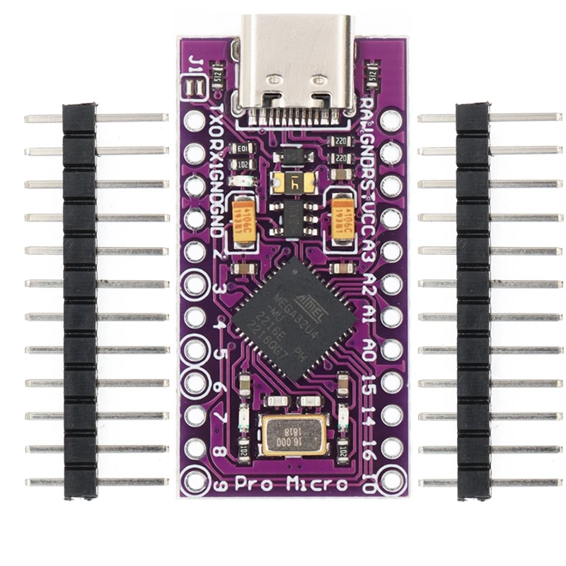 Pro Micro con el controlador de módulo Bootloader ATmega32U4 5V/16MHz Mega32U4 Leonardo - imagen 3