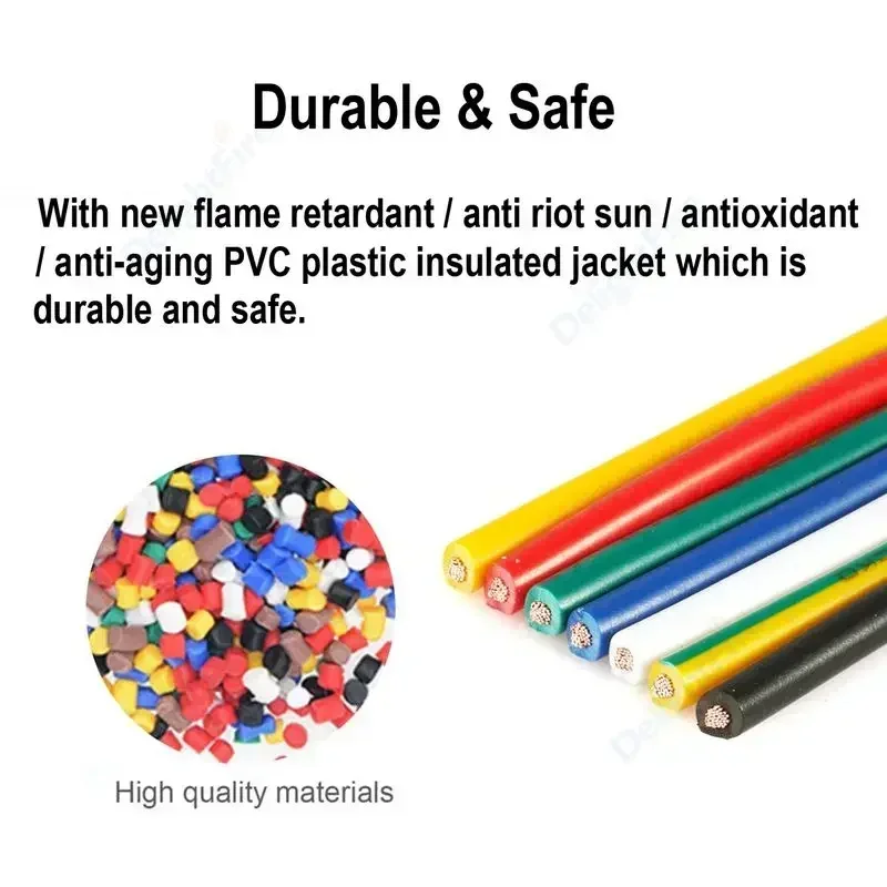 Cable de altavoz automotriz, Cable de cobre de PVC de 18AWG, Cable electrónico Flexible para electrónica, tira de luces LED DIY, batería de altavoz para coche - imagen 4