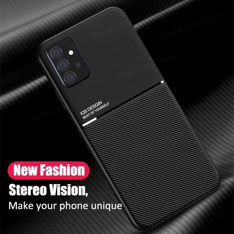 Funda de teléfono de cuero magnética para Samsung Galaxy A55 A54 A35 A25 A15 A14 A53 A34 A52 A24 A13 A51 A73 A33 A23 A72 cubierta a prueba de golpes - imagen 2