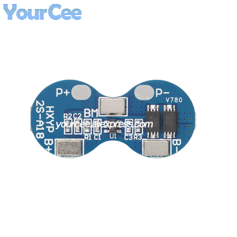 20 piezas/1 unidad 2S 7,4 V 8,4 V 3A Li-ion batería de litio 18650 módulo de placa de protección del cargador BMS PCM Lipo batería 2 paquete de celdas 2S-A18 - imagen 2