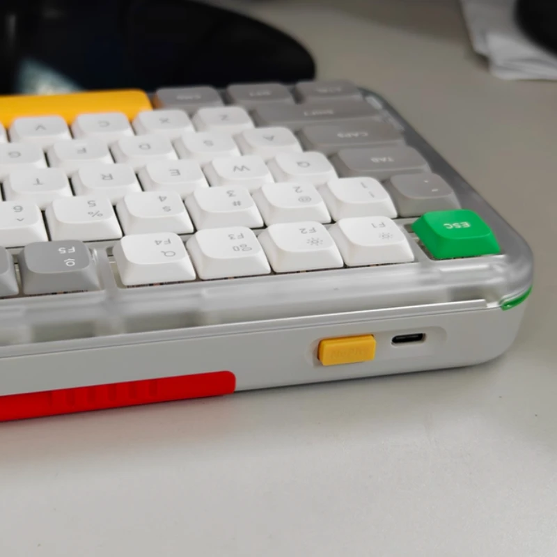 NuPhy Kick75 teclado trimododo Bluetooth interruptores silenciosos inalámbricos altura ajustable personalizable para juegos de escritura diarios de oficina - imagen 5