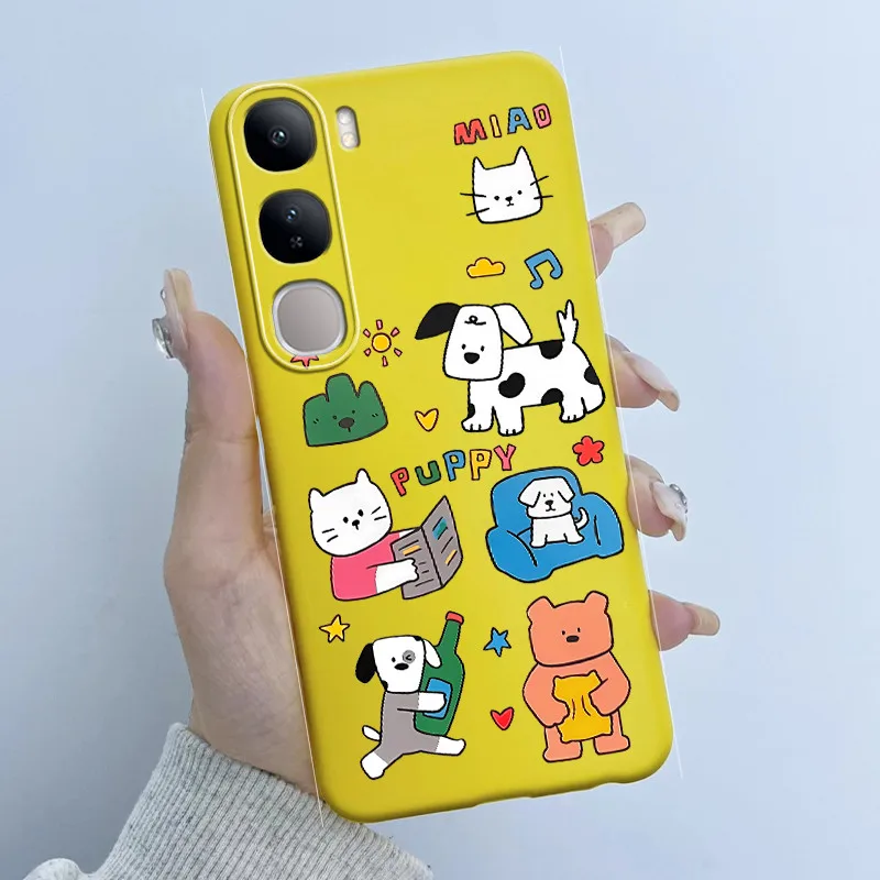 For VIvo V40 Lite IDN V2417 Y200 Y300 V40 SE 80W Case Cute Panda Back Cover Soft Silicon Funda For VivoV40lite 4G 5G Phone Case - imagen 3