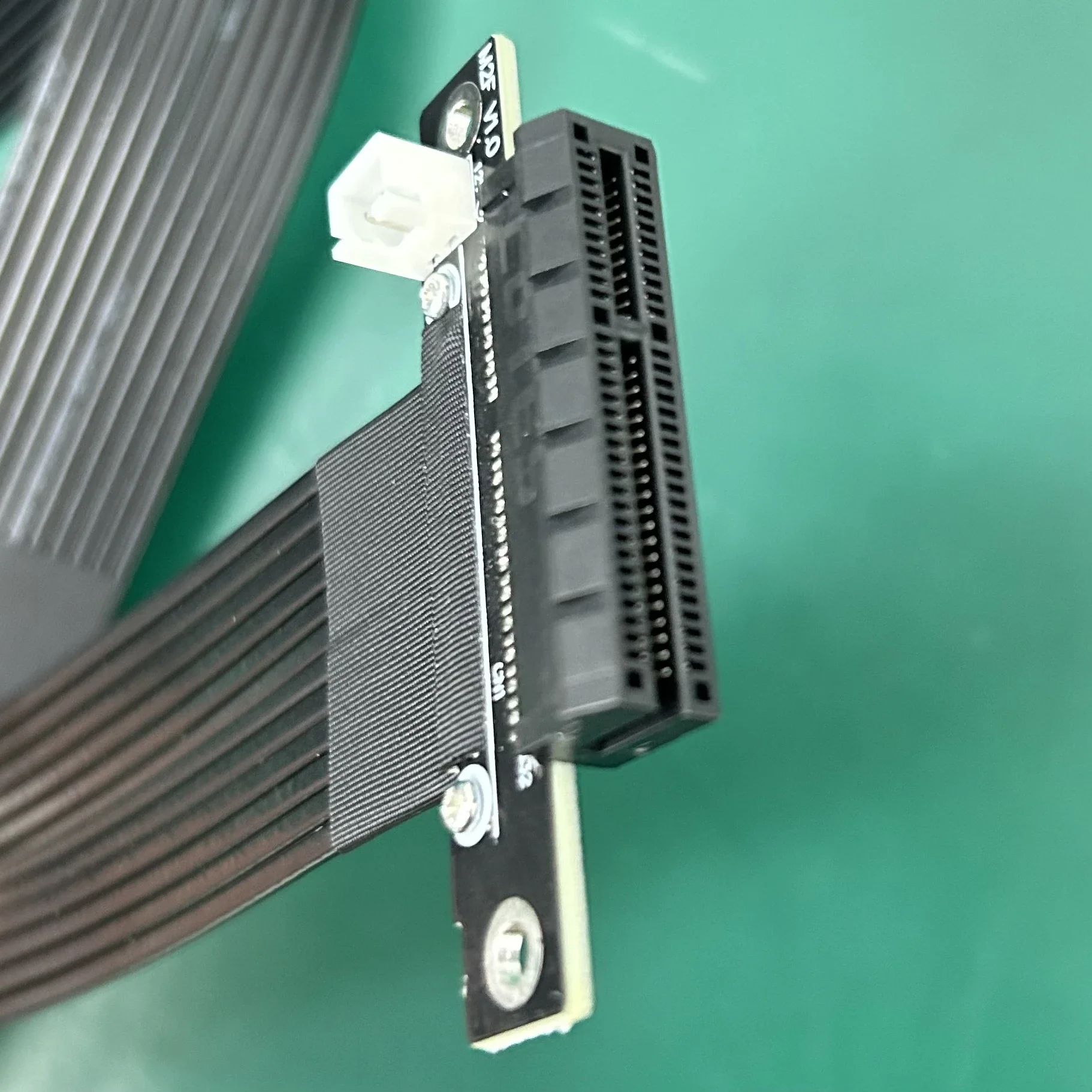 Cable elevador adt-link PCIe 4,0 M.2 NVMe a x4, adaptador de llave GPU 2280 M, LAN, GPU, tarjeta de captura - imagen 3