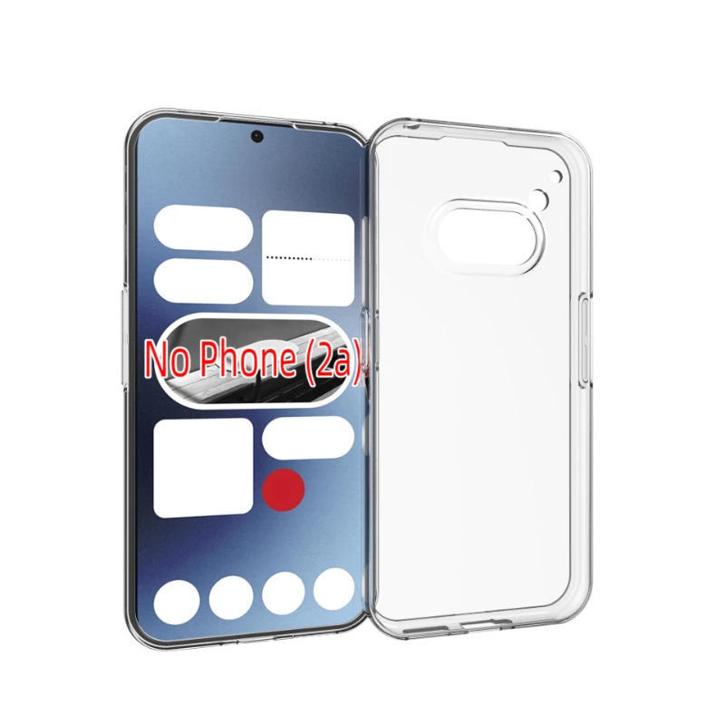 Para nada teléfono 2A 2a 5G Ultra fino transparente suave TPU funda de silicona para nada Phone2a protección de carcasa - imagen 4