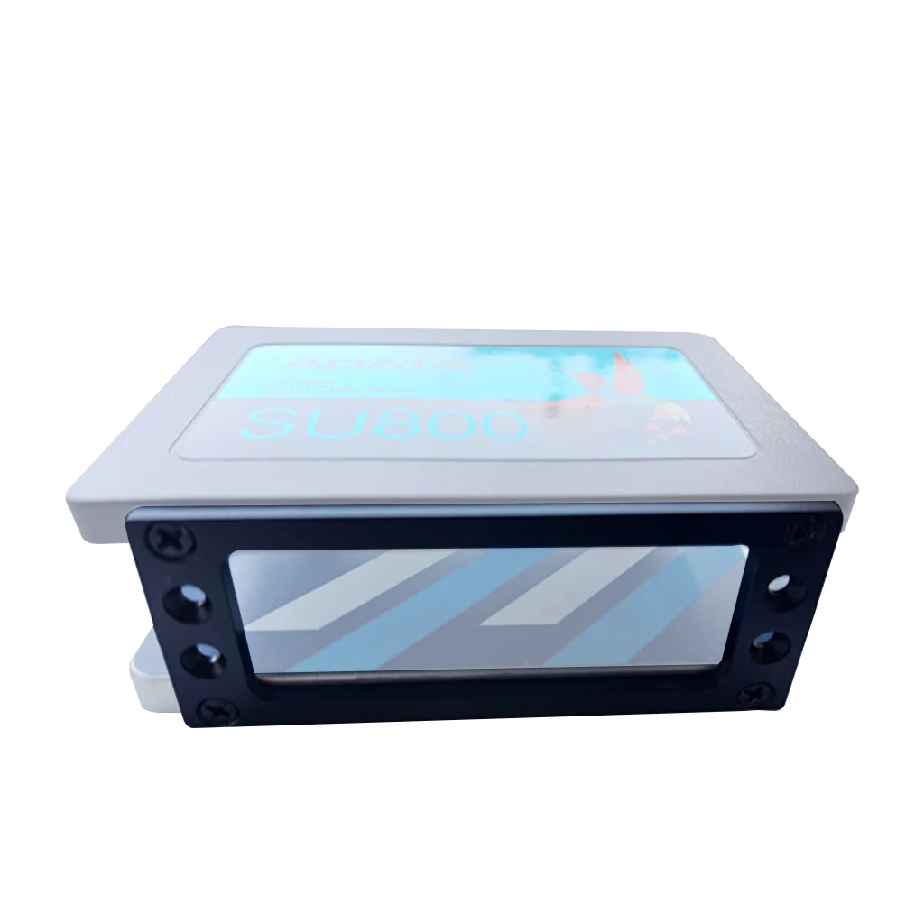 Soporte para disco duro SSD de 2,5 pulgadas, marco multicapa de aleación de aluminio con tornillos para carcasa de disco duro de PC - imagen 4