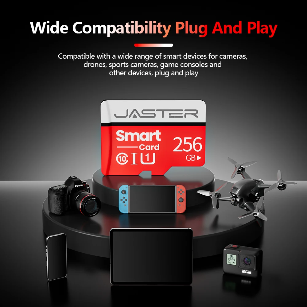 Tarjeta Micro Memoria SD 256GB 128GB 32GB 64GB Tarjeta SD Tarjeta Flash SD/TF Tarjeta de Memoria Clase 10 para Dispositivo de Almacenamiento de Teléfono Unidad Flash - imagen 4