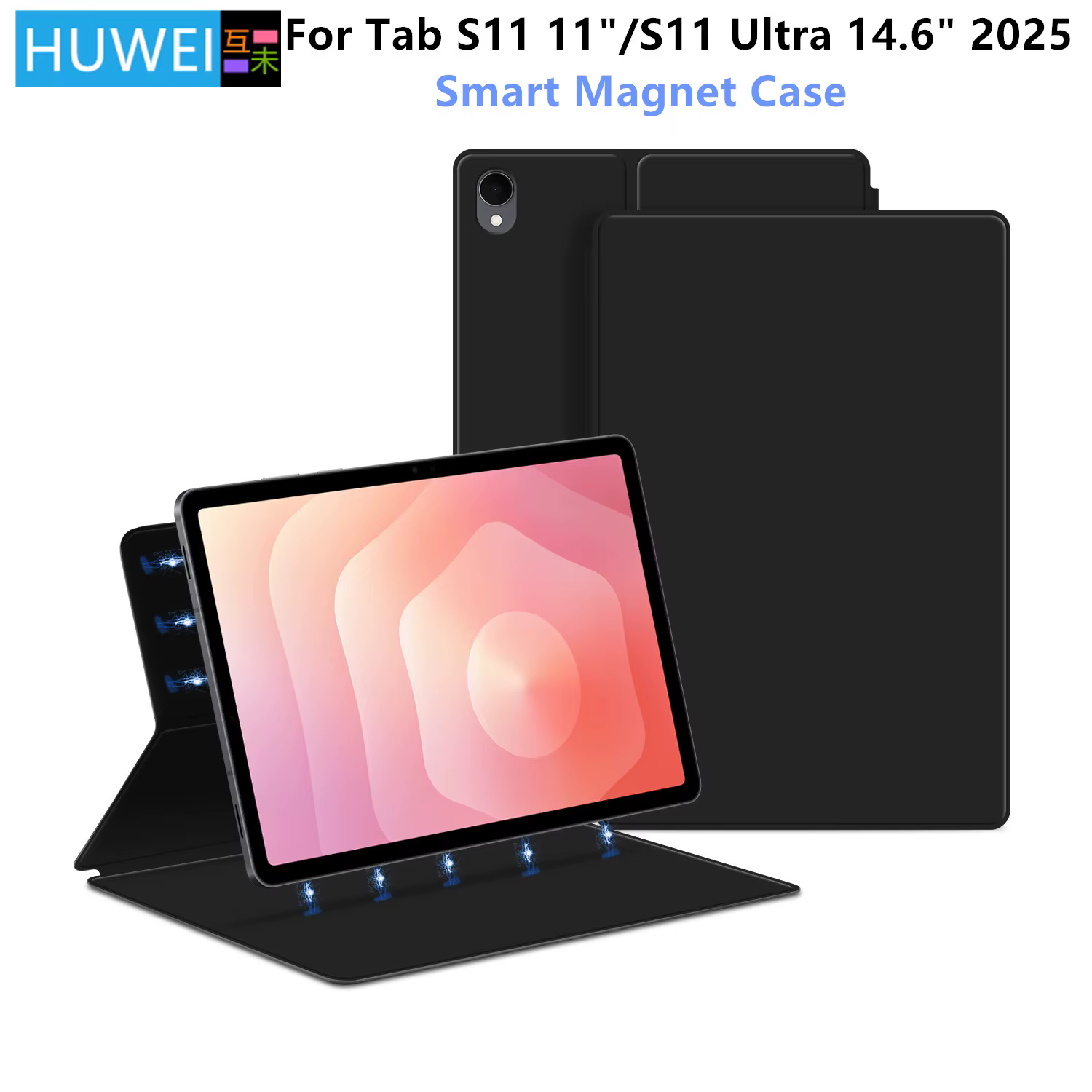 Para Samsung Galaxy Tab S11 2025 11 pulgadas SM-X730 X736 B funda magnética para Tab S11 Ultra 14,6 "S11 11" Tablet cubierta de libro inteligente