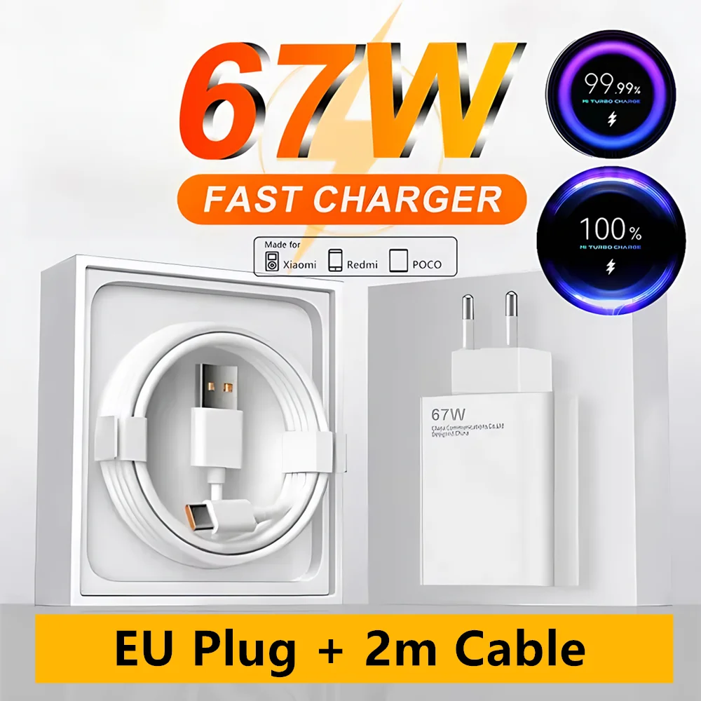 EU Plug - 2m Cable
