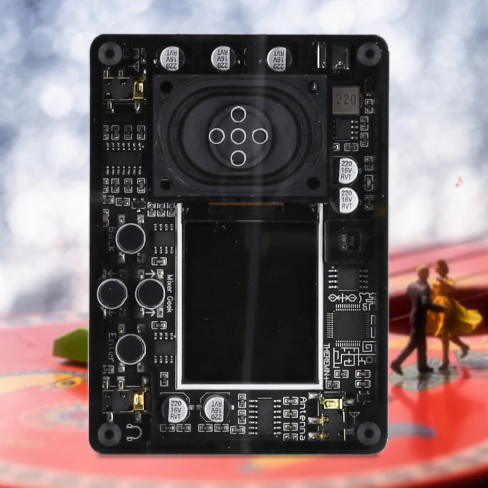 Mini reproductor de Audio Retro con antena desmontable Theremin, altavoces incorporados, instrumento creativo electrónico Musical para Arduino - imagen 4