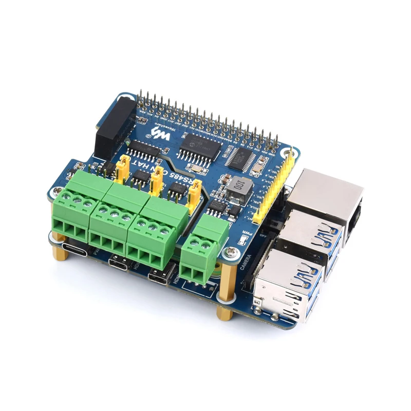 Adaptador CM4 a Pi 4B para Raspberry Pi CM4 con GPIO PoE, solución alternativa Ethernet USB 3,0 compatible con HDMI para RPi 4B - imagen 5