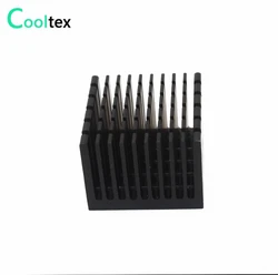 Disipador Calor Aluminium Negro para Chip LED RAM