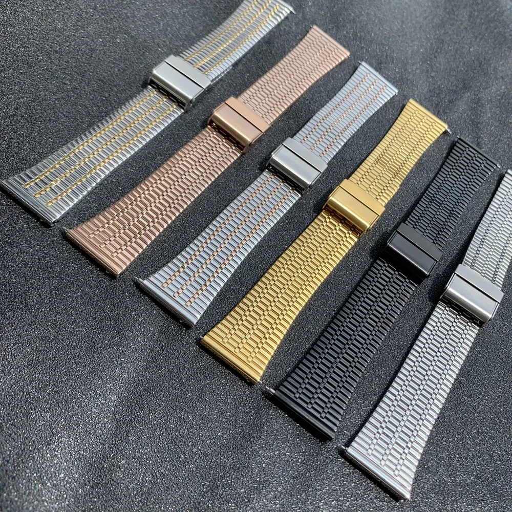 Correa de Metal de 20mm/22mm para Amazfit GTS/2/2e/3/4/GTS 4 2 Mini/GTR 47mm/GTR2/3/4/Pro, pulsera de acero inoxidable Amazfit Bip 6 5 - imagen 2