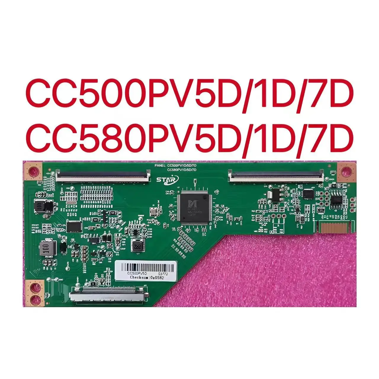 100% prueba 50 pulgadas 58 pulgadas placa lógica CC500PV5D CC500PV1D CC500PV7D CC580PV5D 4K - imagen 2