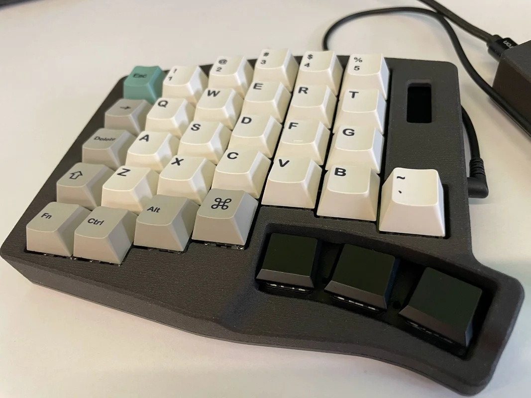 Keyball NEO-Kit de teclado mecánico dividido, compatible con VIA, con cable, modo único, personalizado, RGB, intercambiable en caliente, ergonómico, para jugar - imagen 5