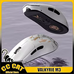 Ratón VALKYRIE VK M3, ratón inalámbrico para juegos triple modo PAW3950, velocidad de orollamiento de 8000Hz, ratones ligeros personalizados, accesorios para jugadores de PC