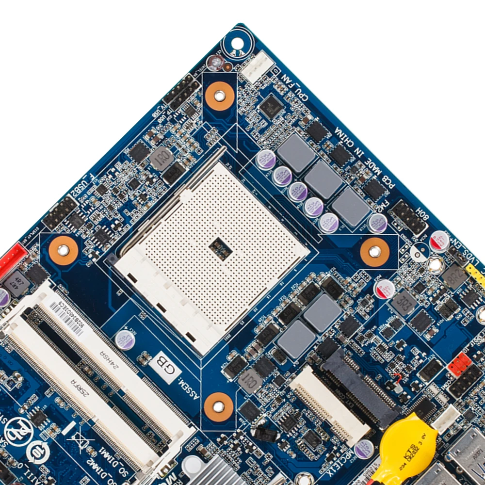 Placa base GIGABYTE MQHUDVI Mini-ITX AMD A75 Socket FM2 4 x SATA III DDR3 16GB compatible con CPU AMD APU A4-5/A6-5/A8-5/A10-5 - imagen 4