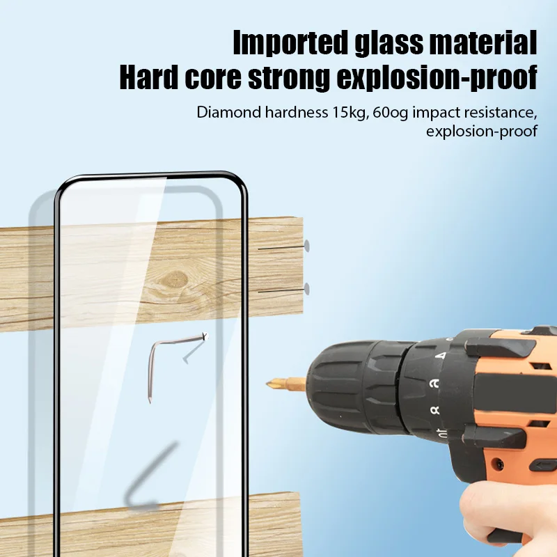 3PCS Full Cover Screen Protector For Xiaomi Mi 11T 12T 10T 9T Pro A2 A3 Lite Tempered Glass For Poco X4 X3 M5S M4 M3 F4 F3 NFC - imagen 4