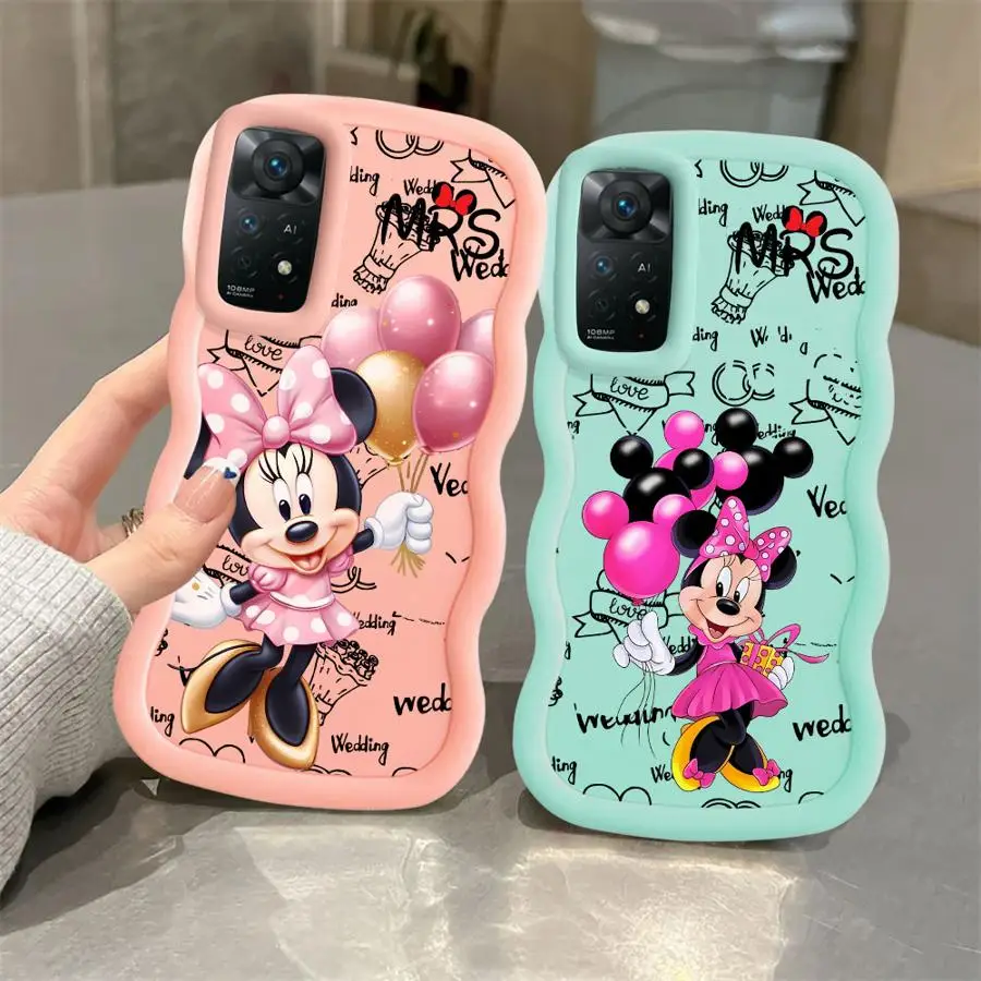 Funda de teléfono suave de Minnie bonita de Disney para Xiaomi Redmi Note 10 11 13 Pro Plus 9 12 14 Pro 8 9S 10S - imagen 4