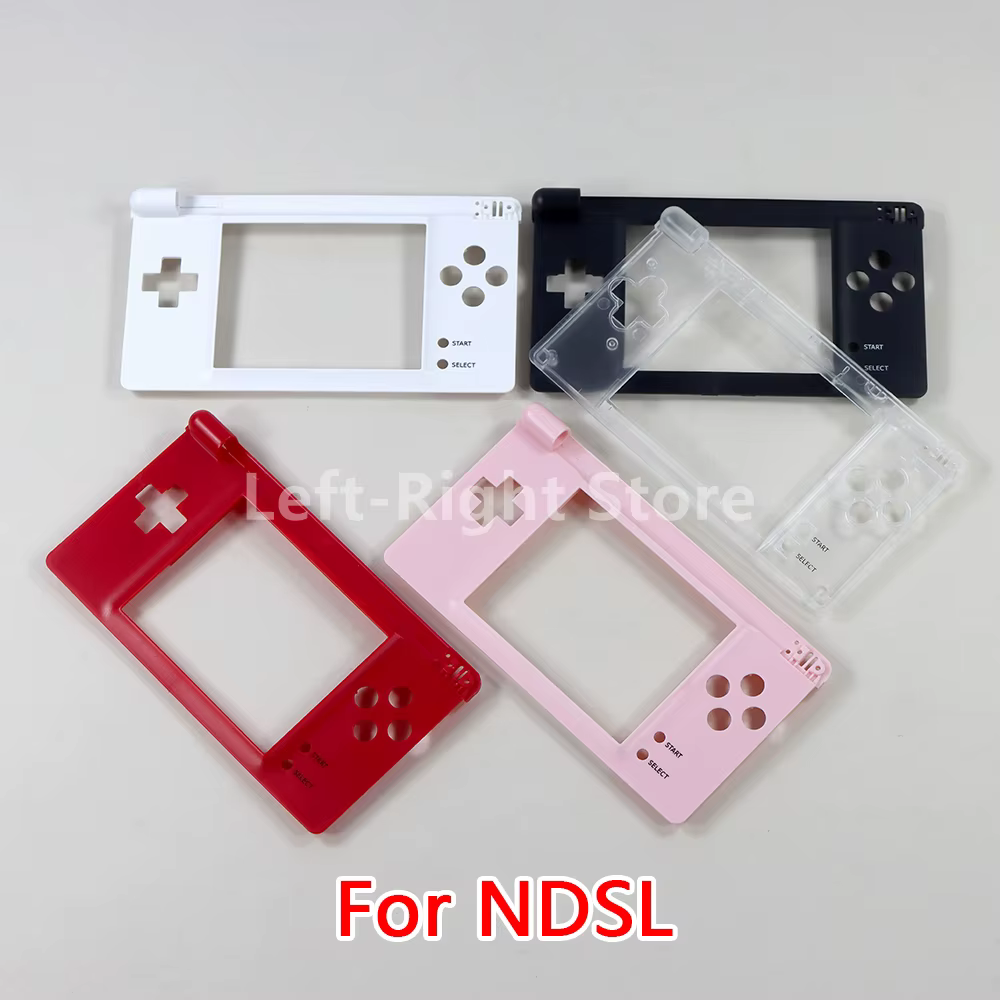 1 Uds. Para NDSL, botón superior, marco de pantalla LCD inferior, carcasa frontal y trasera, carcasa de plástico para consola DS Lite - imagen 4