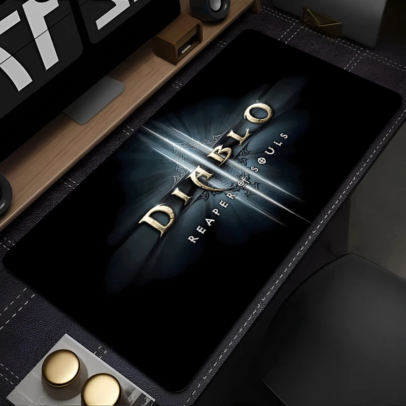Alfombrillas de ratón D-diablo 4, alfombrilla protectora para escritorio, alfombrilla para ratón para juegos, decoración de mesa de oficina, teclado, alfombrilla larga, alfombrillas para jugadores de ordenador de dibujos animados - imagen 3