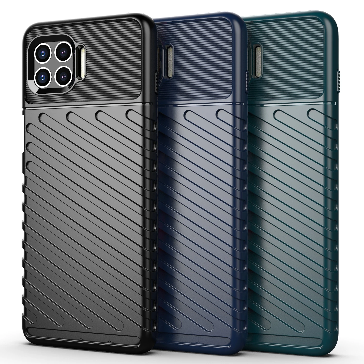 Funda de teléfono de silicona de lujo a prueba de golpes para Moto G 5G Plus/One 5G/One 5G UW - Funda protectora de TPU suave
