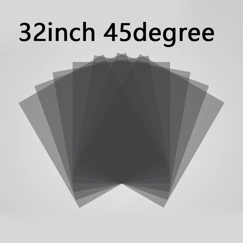 Nueva película polarizadora LED/LCD de 32 pulgadas y 45 grados para pantalla LCD LED IPS para TV de 32 pulgadas, 45 grados, 71x40,5 cm - imagen 2