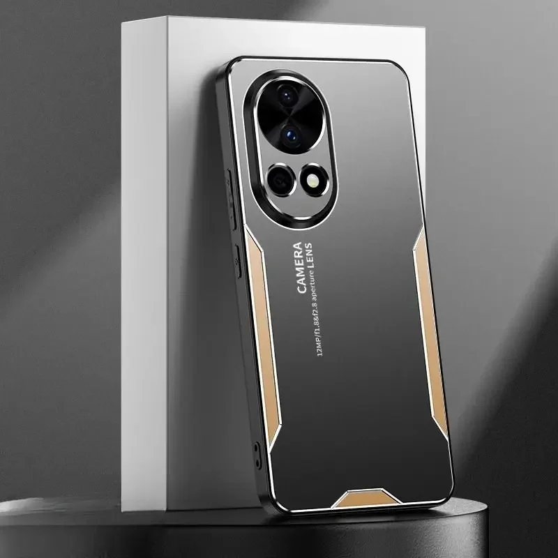 Para Huawei Nova 13i 13 I aleación de aluminio de lujo Metal a prueba de golpes parachoques cámara protege la caja del teléfono para Nova 13 Pro 12 Nova13i - imagen 2