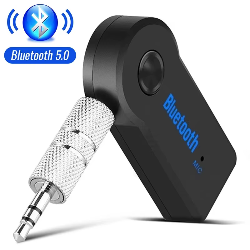 Adaptador receptor inalámbrico 2 en 1, compatible con Bluetooth 5,0, conector de 3,5mm para música de coche, Audio, Aux A2dp, adaptador receptor de auriculares - imagen 2