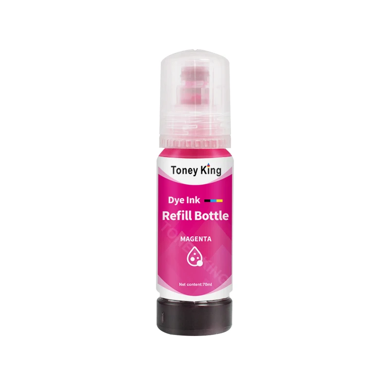 Toney King-recarga de tinta para impresora Epson EcoTank, recambio de tinta de 70ml, L3150, L3110, L3100, L3210, L3250, L1110, 5190, ET-2710, 102, 003, 5 uds. - imagen 3