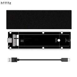 Carcasa SSD M.2 SATA de aluminio USB 3.2 para MacBook Air 2012