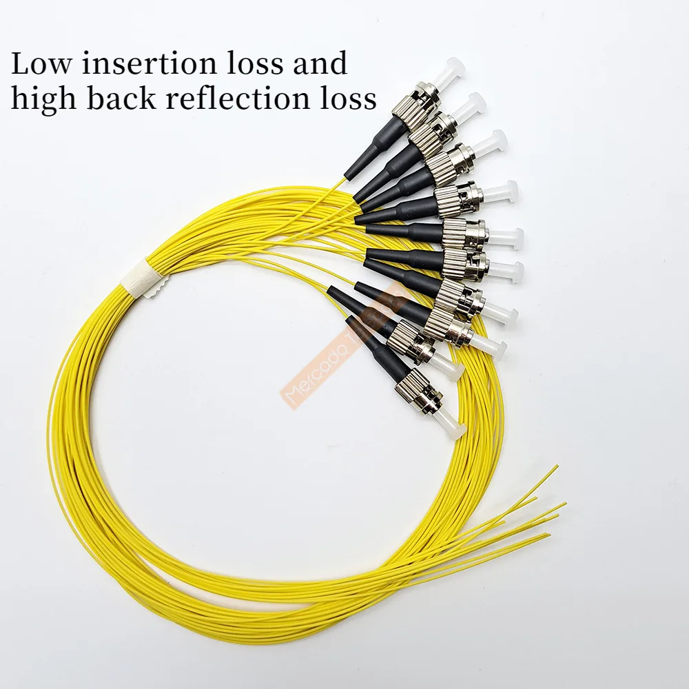 50 Uds 1,5 metros FC/UPC coleta de fibra óptica monomodo G652D 0,9 MM coletas de fibra óptica FC UPC modo único PVC FTTH - imagen 4