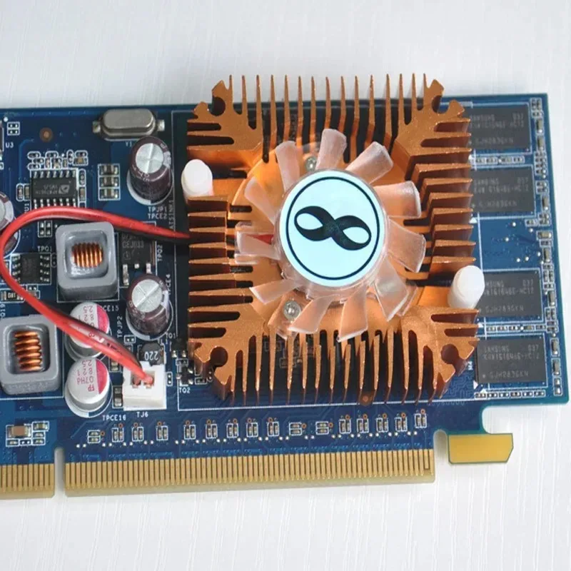 Enfriador de tarjeta gráfica de 12v, ventilador de refrigeración Gpu silencioso, ventilador de refrigeración de aire para tarjeta de vídeo, rodamientos de precisión, conducción de calor anodizado de 55MM - imagen 3