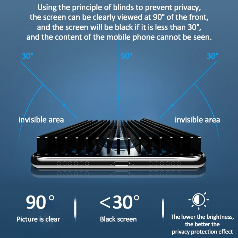 2-4 Uds vidrio templado antiespía para Honor 200 90 70 Lite Protector de pantalla Honor X8b X8a X7b X7a X6a X6b X5 Plus X40i X50i película - imagen 3