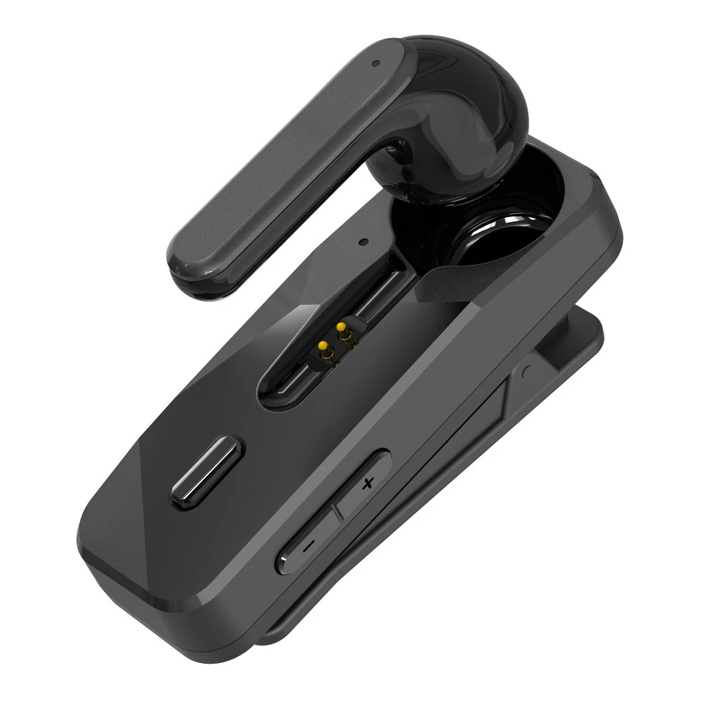 Auriculares de cuello con Bluetooth, caja de carga, reducción de ruido, música, deportes, micrófono, gris, 1 unidad - imagen 5