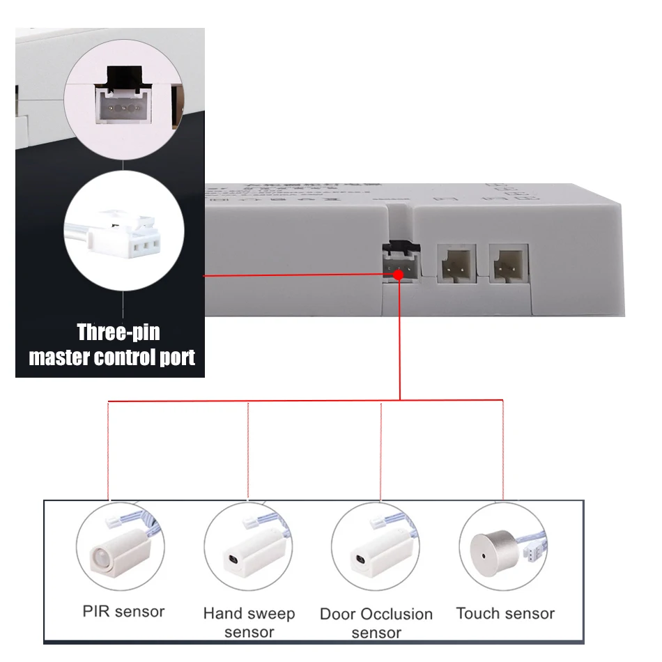 Fuente de alimentación de luz LED para armario, transformador de 24W, 36W, 60W, 100W, CA 110V, 220V a cc 12V, adaptador de fuente de voltaje constante para tira LED - imagen 4