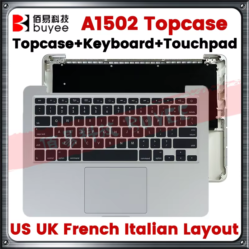 Topcase-funda Original para ordenador portátil MacBook Retina Pro 13,3 "2015 A1502, con retroiluminación para teclado y Trackpad, para EE. UU., Reino Unido, Francia e Italia - imagen 2