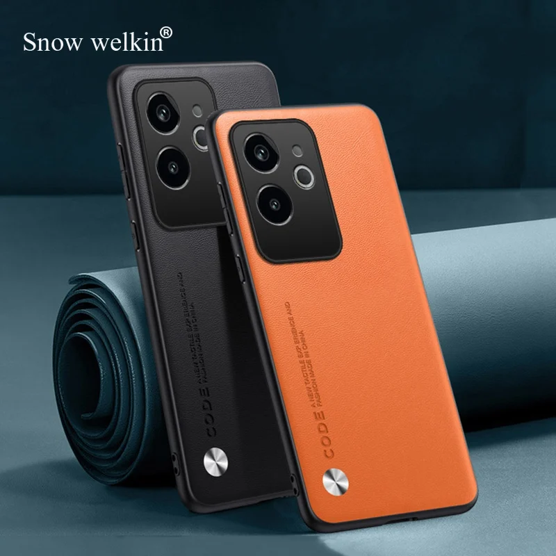 Funda de cuero PU para Realme GT 6T 6 GT6, carcasa de silicona a prueba de golpes para Realme GT 6 GT6 6T, funda trasera para teléfono - imagen 2