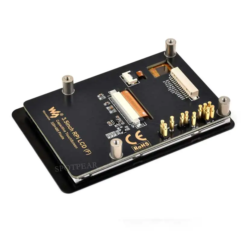 Raspberry Pi 3,5 pulgadas LCD F pantalla táctil de capacitancia 320x480 60fps ST7796 GT911 también para Arduino/Pico2/ESP32/RP2040/RP235 - imagen 5