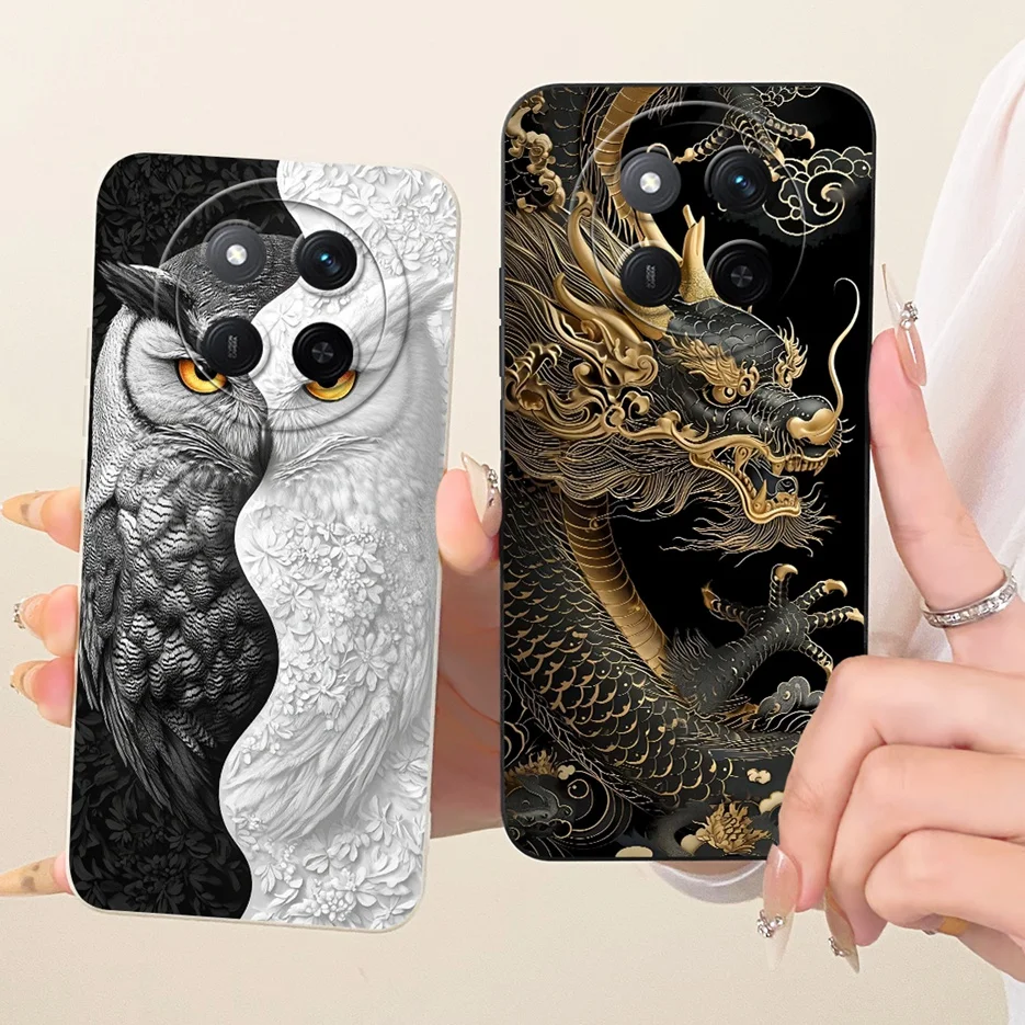 Para Honor Magic 7 Lite funda HonorX9C flores de lujo cubierta pintada de caramelo funda de silicona suave para Honor X9C Smart Magic7 Lite Shell - imagen 5