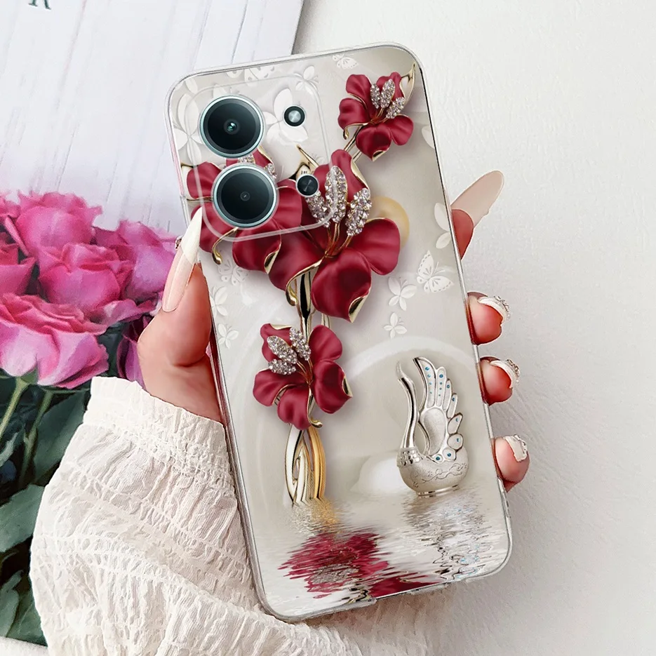 Para Xiaomi Redmi 15C 4G funda PocoC85 elegante funda pintada fundas de teléfono de silicona suave para Xiaomi Poco C85 C 85 Redmi15C 4G Fundas - imagen 5