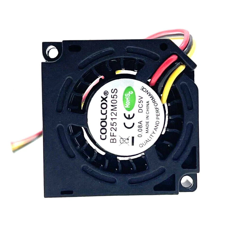 Ventilador de 25mm para proyector BF2512M05S, Enfriador de refrigeración sin escobillas centrífugo de 2,5 cm, 25x25x12mm, 0.08A, servidor UAV de 8000RPM, nuevo - imagen 4
