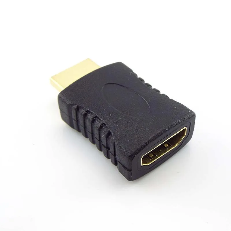 Conector compatible con HDMI chapado en oro, convertidor adaptador completo macho a Mini hembra para HDTV C5, 1/2/5/10 Uds. - imagen 2
