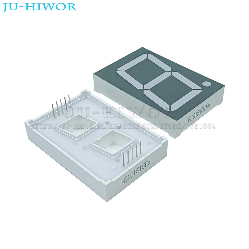 10 Uds 1,8 pulgadas 10 pines 1 dígito Bit 7 segmentos pantalla Digital LED roja Digitron 18101AH 18101BH cátodo de ánodo común C-C C-A - imagen 3